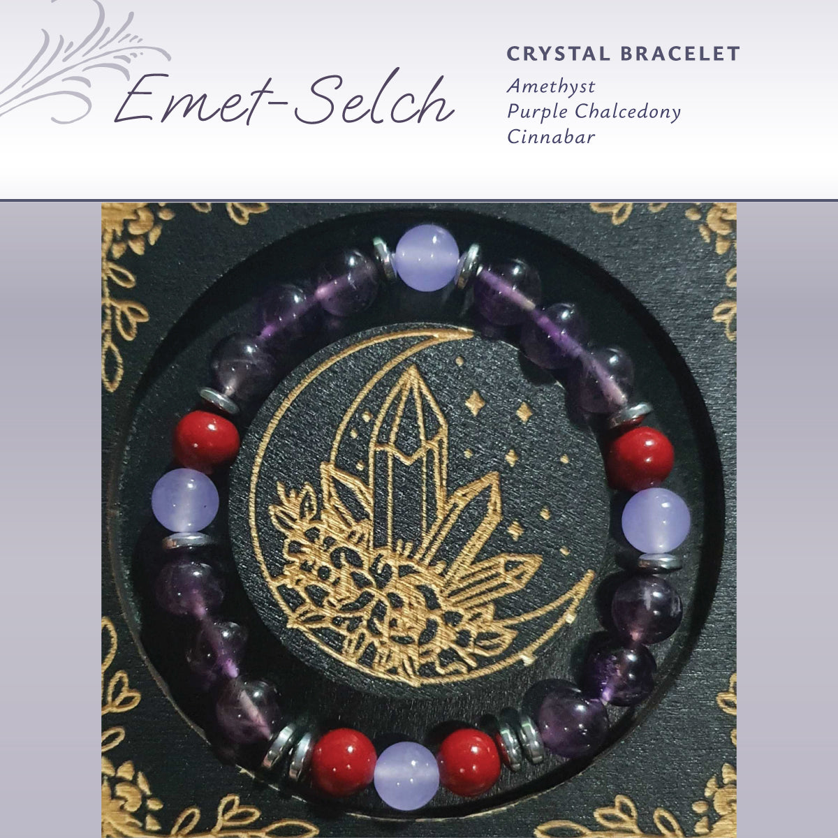 Final Fantasy 14 ✦ Ancients Crystal Bracelet