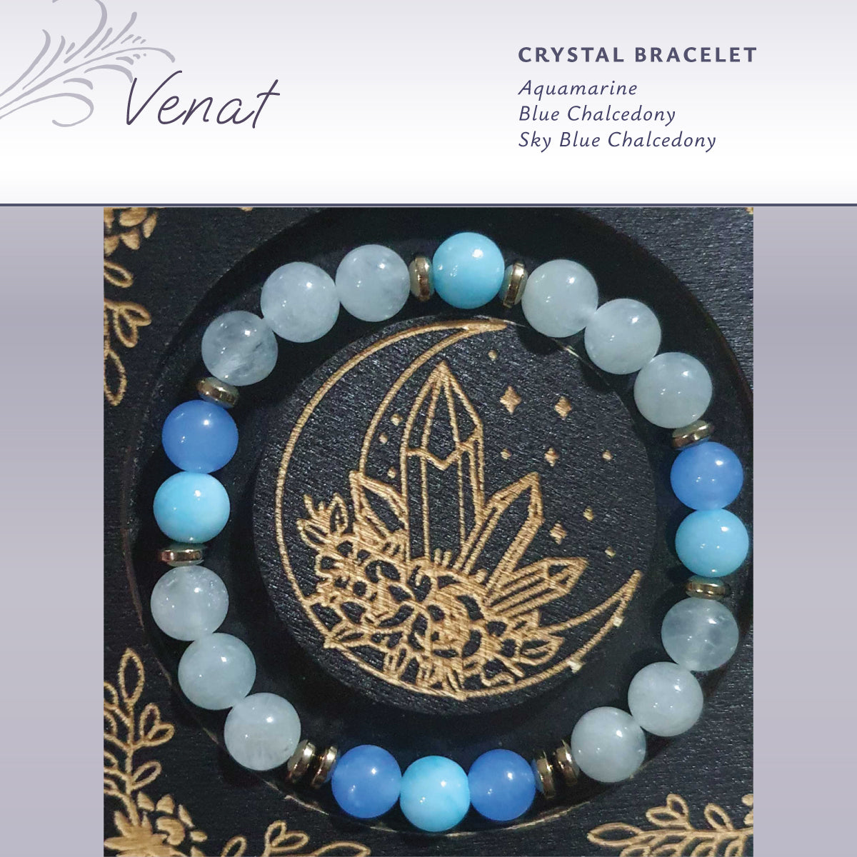 Final Fantasy 14 ✦ Ancients Crystal Bracelet