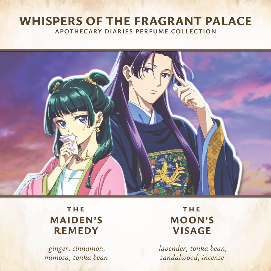 Apothecary Diaries ✦ "Whispers of the Fragrant Palace" Perfume Collection
