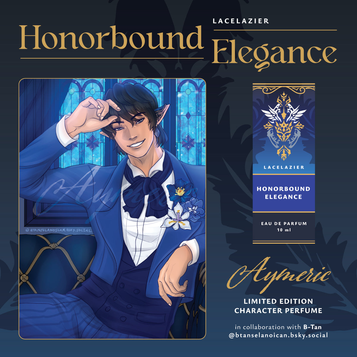 Final Fantasy 14 ✦ "Honorbound Elegance" Character Perfume: Aymeric