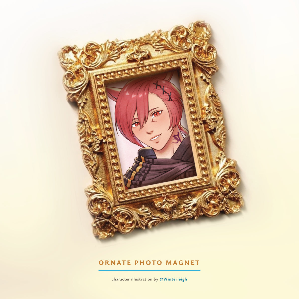 Final Fantasy 14 ✦ "Tales of the Scions" Ornate Photo Magnet