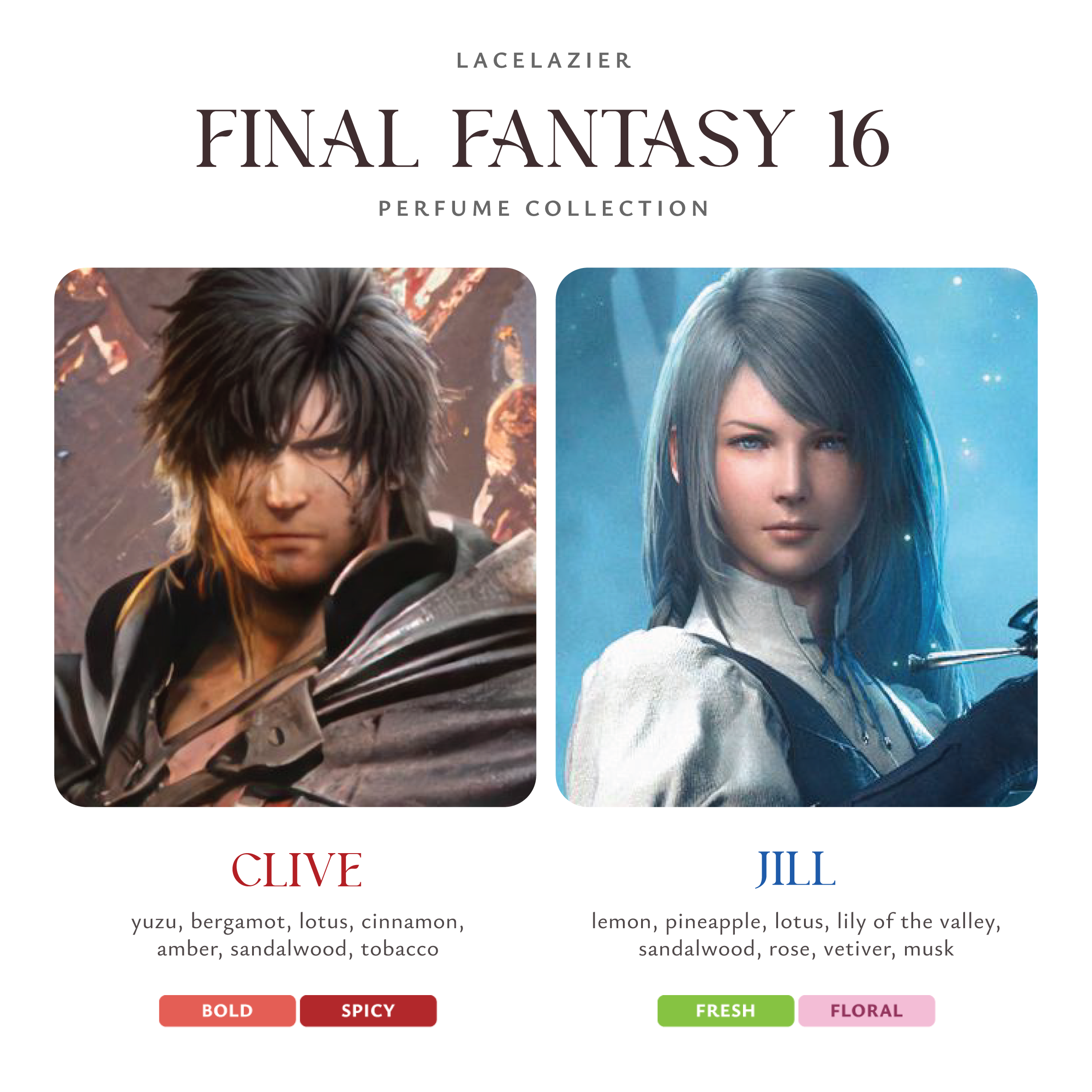 Final Fantasy 16 ✦ Perfume Collection