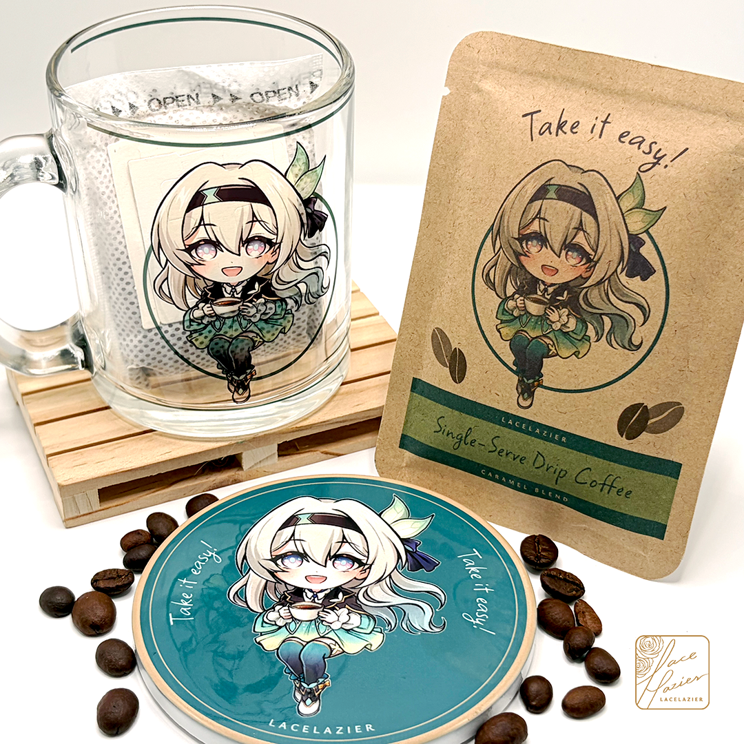 Honkai: Star Rail ✦ "Trailblaze Morning" Coffee Set: Firefly