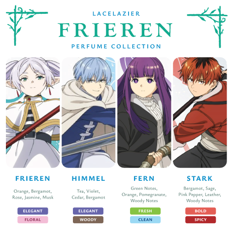 Frieren ✦ "Fragments of Memory" Perfume Collection