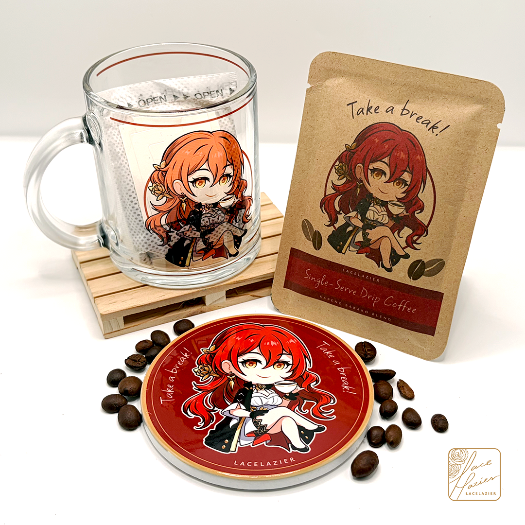 Honkai: Star Rail ✦ "Trailblaze Morning" Coffee Set: Himeko