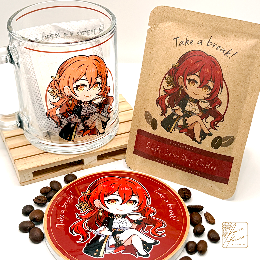 Honkai: Star Rail ✦ "Trailblaze Morning" Coffee Set: Himeko