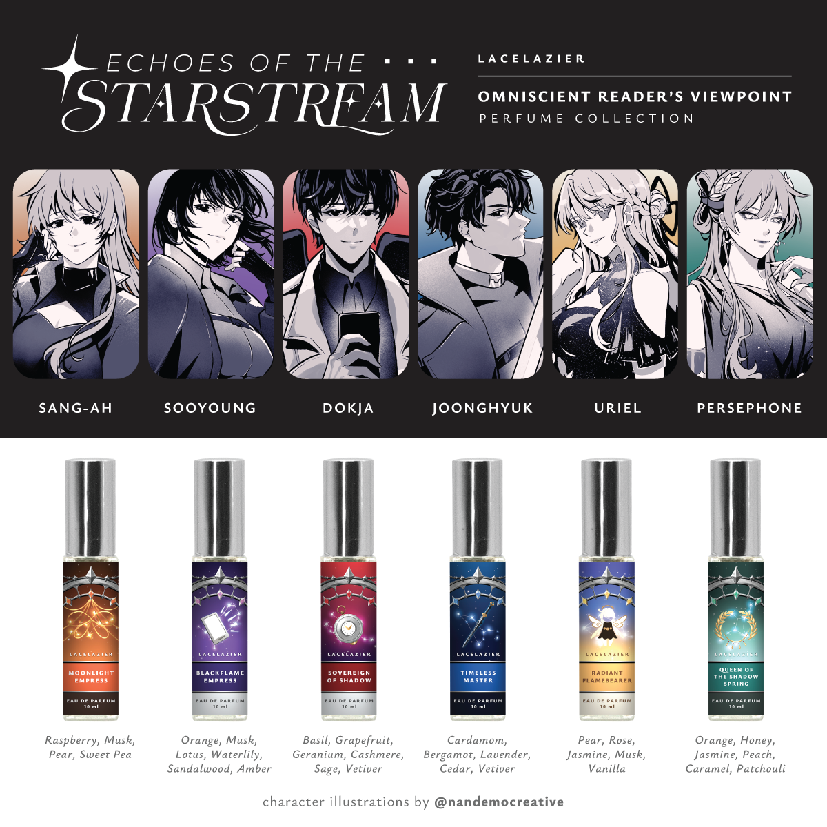 Omniscient Reader's Viewpoint ✦ "Echoes of the Starstream" Perfume Collection