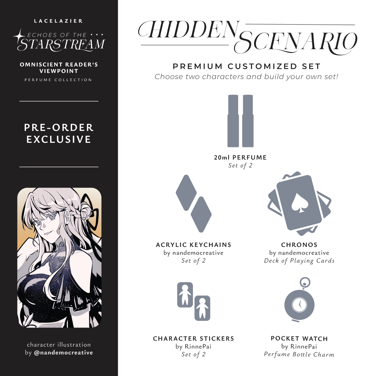 Omniscient Reader's Viewpoint ✦ "Echoes of the Starstream" Hidden Scenario Customized 20ml Set