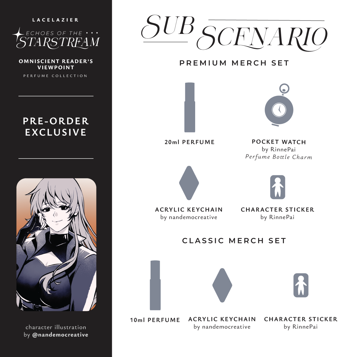 Omniscient Reader's Viewpoint ✦ "Echoes of the Starstream" Sub Scenario Merch Set