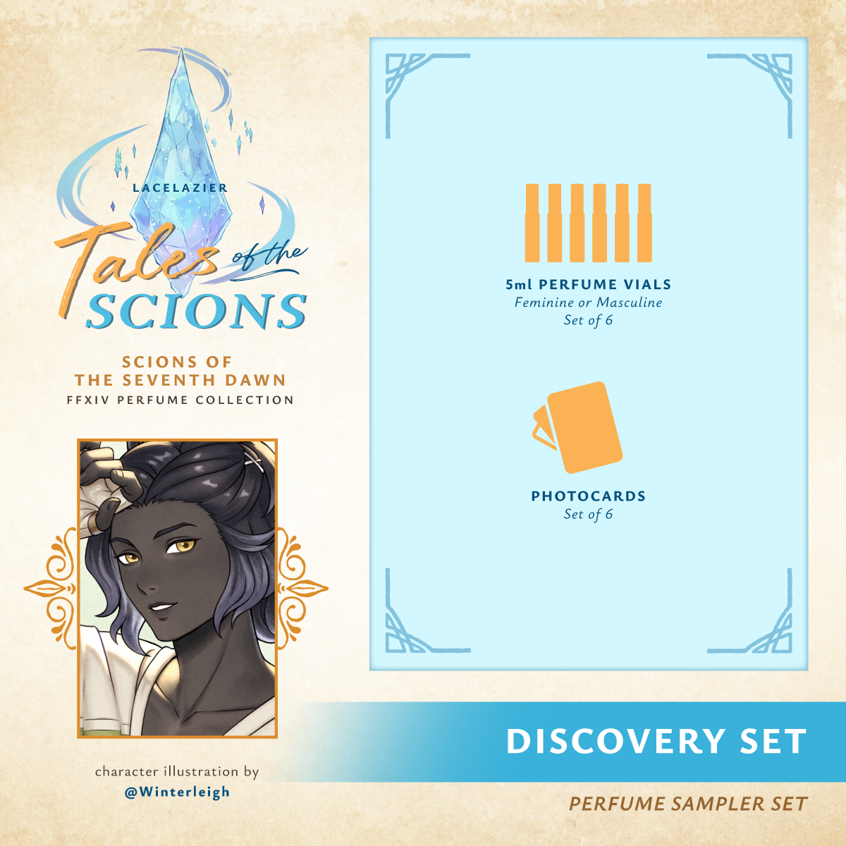 Final Fantasy 14 ✦ "Tales of the Scions" Discovery Sampler Set