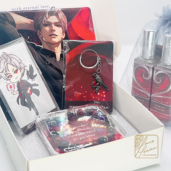 Love and Deepspace ✦ "Scarlet Desire" Resonance Perfume Set: Sylus