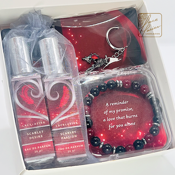 Love and Deepspace ✦ "Scarlet Desire" Resonance Perfume Set: Sylus